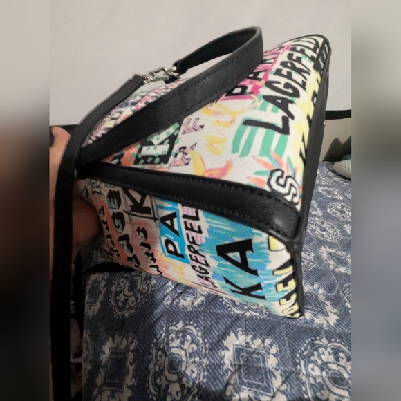 NEW KARL LAGERFELD PARIS IRIS TOTE NEW WITH TAGS New With Tags ower price - Picture 8 of 16